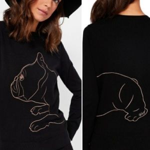Ted Baker French Bulldog Sweater size 3 medium